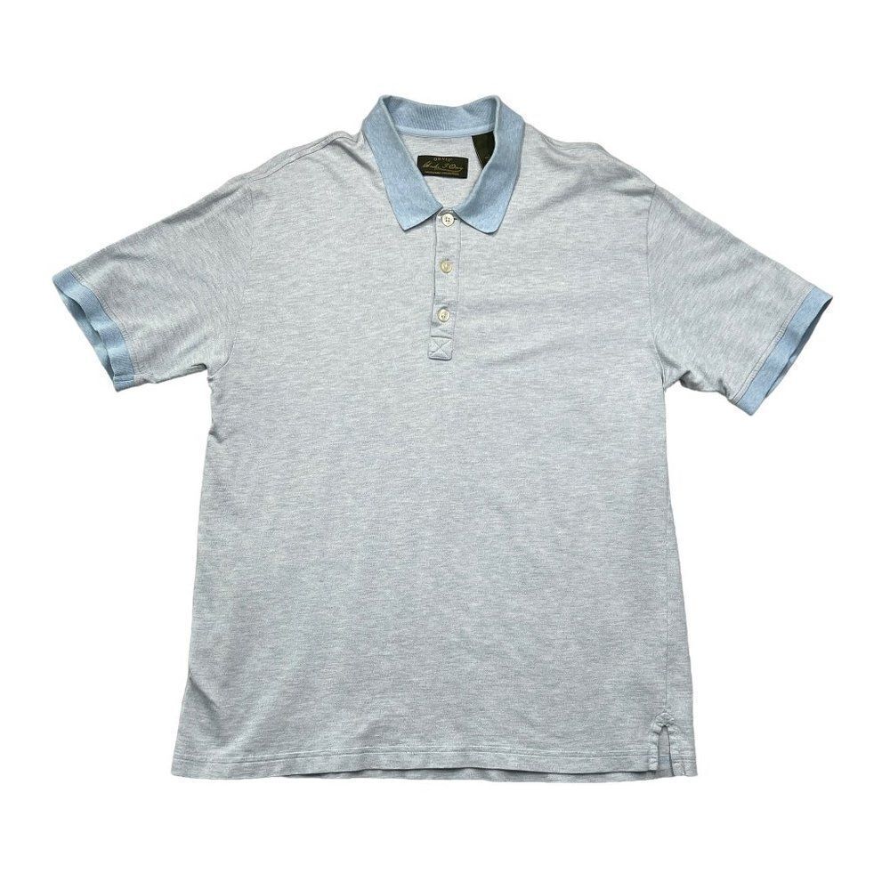 Orvis Polo Men's Large Blue Signature Collection Pima Cotton‎ Polo Shirt